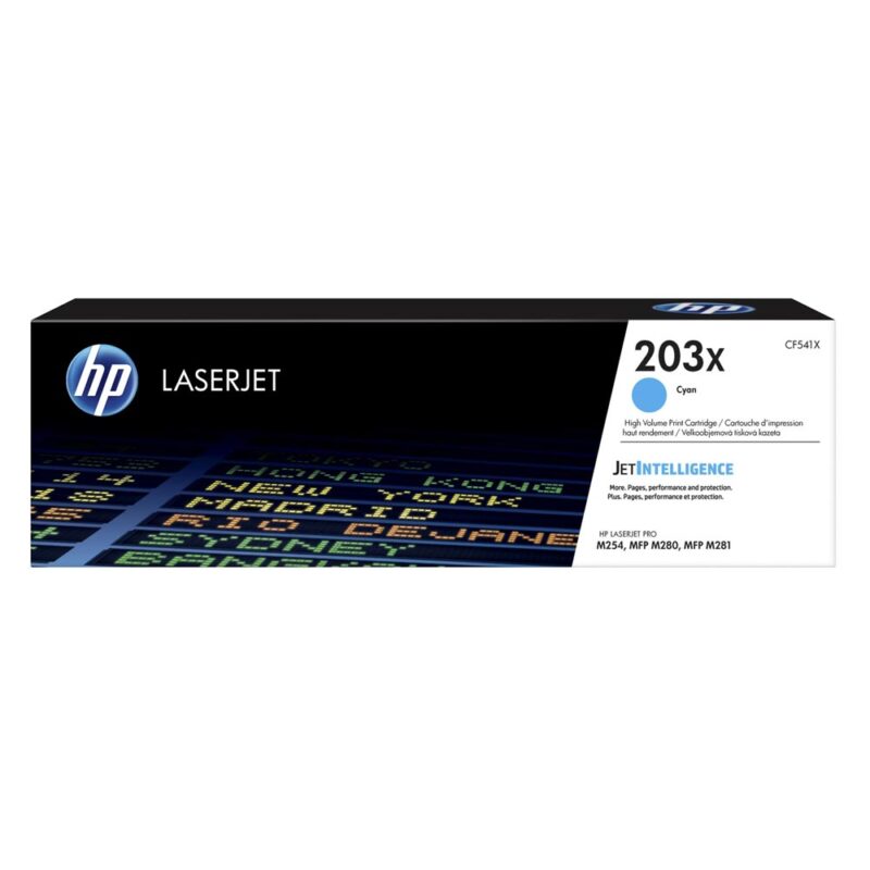 HP 203X LaserJet HC CyanToner (2.5k) (CF541X) (HPCF541X) HP 203X LaserJet HC CyanToner (2.5k) (CF541X) (HPCF541X)