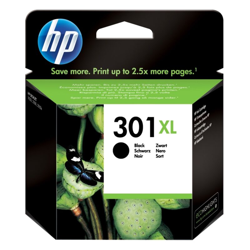 HP Μελάνι Inkjet No.301XL Black (CH563EE) (HPCH563EE)