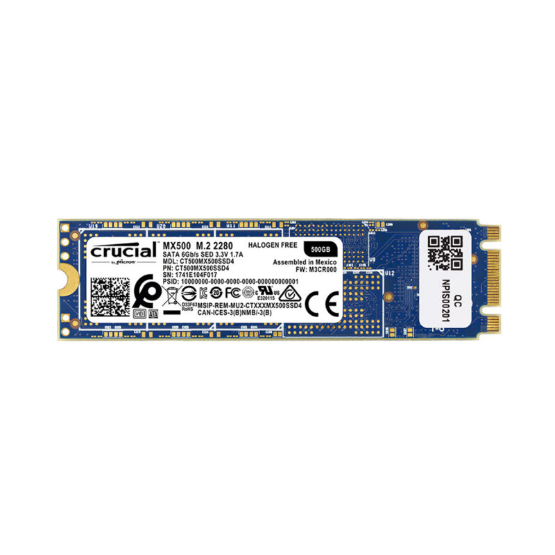 Crucial SSD 500GB MX500 M.2 TYPE 2280 (CT500MX500SSD4) (CRUCT500MX500SSD4)