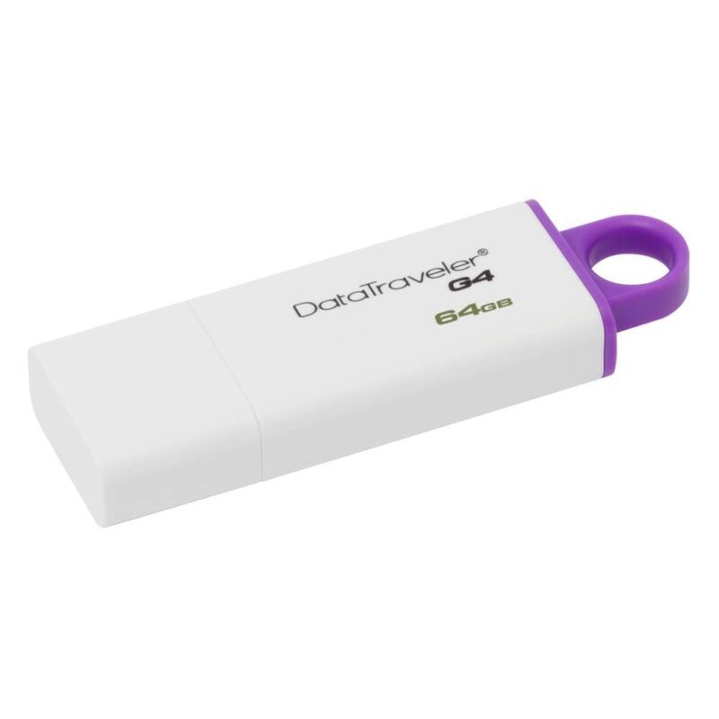Kingston Data Traveler G4 DTIG4 64GB USB 3.0 (White/Violet) Kingston Data Traveler G4 DTIG4 64GB USB 3.0 (White/Violet)