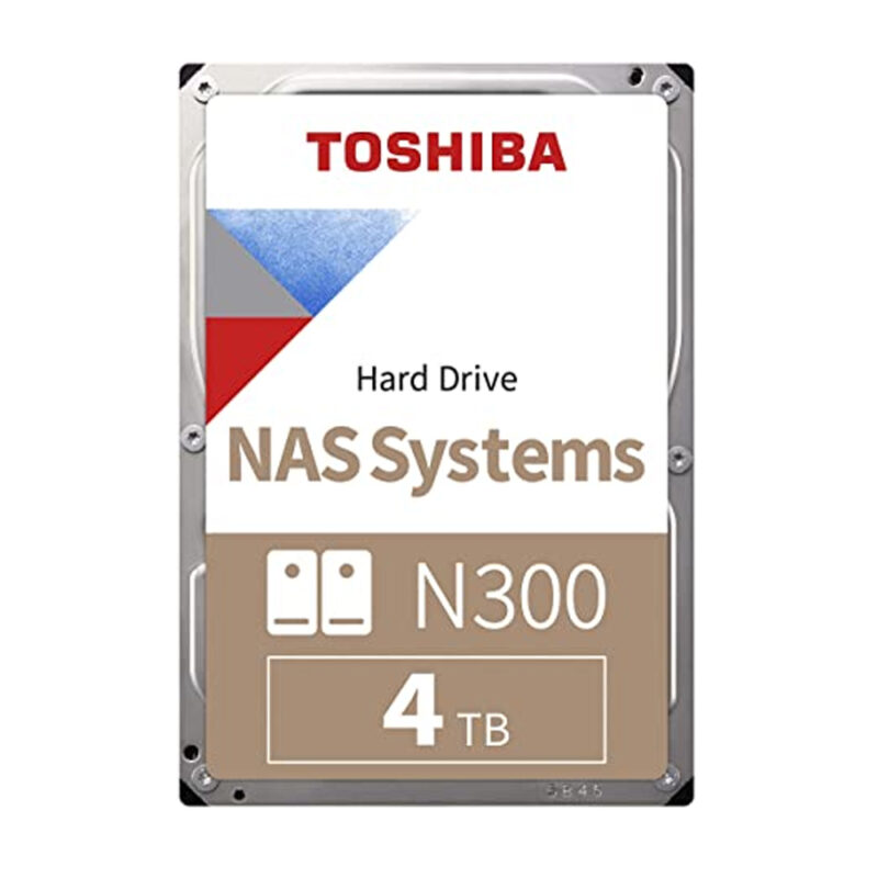 Toshiba N300 - NAS Hard Drive 3.5'' 4TB (HDWQ140UZSVA) (TOSHDWQ140UZSVA)