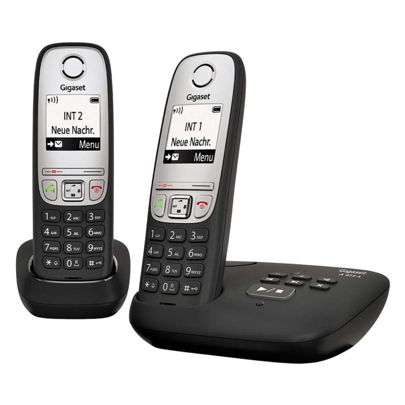 Ασύρματο Τηλέφωνο Gigaset A415A DECT telephone Duo Black (L36852-H2525B101) (GGSL36852-H2525B101) Ασύρματο Τηλέφωνο Gigaset A415A DECT telephone Duo Black (L36852-H2525B101) (GGSL36852-H2525B101)