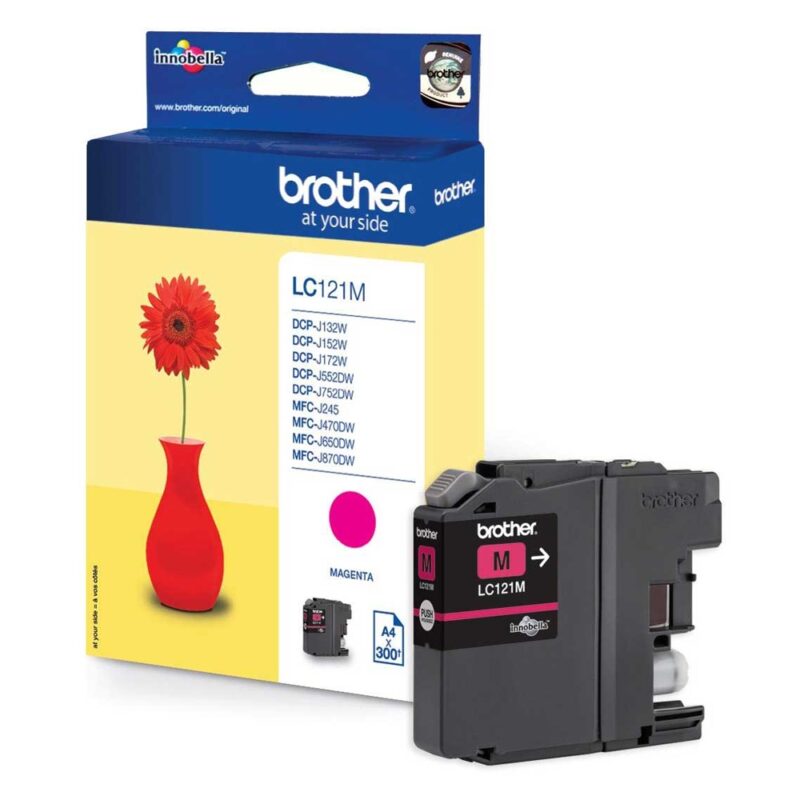 Brother Μελάνι Inkjet LC-121M Magenta (LC-121M) (BRO-LC-121M) Brother Μελάνι Inkjet LC-121M Magenta (LC-121M) (BRO-LC-121M)