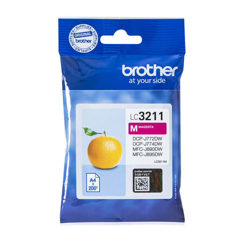 Brother Μελάνι Inkjet LC-3211M Magenta (LC-3211M) (BRO-LC-3211M)