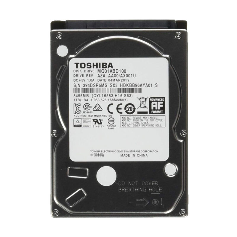 Toshiba Client 1TB Internal HDD 2.5" SATA III (MQ04ABF100) (TOSMQ04ABF100) Toshiba Client 1TB Internal HDD 2.5" SATA III (MQ04ABF100) (TOSMQ04ABF100)