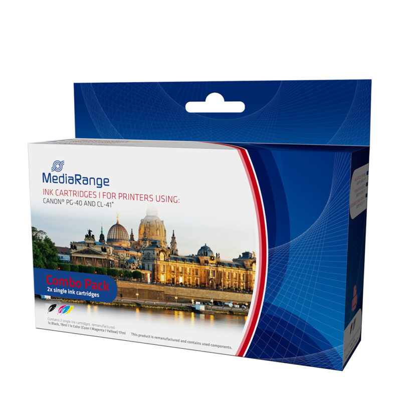 Inkjet MEDIARANGE Συμβατό για Εκτυπωτές Canon (Multipack) (PG-40/CL-41) (MRCP40C41)