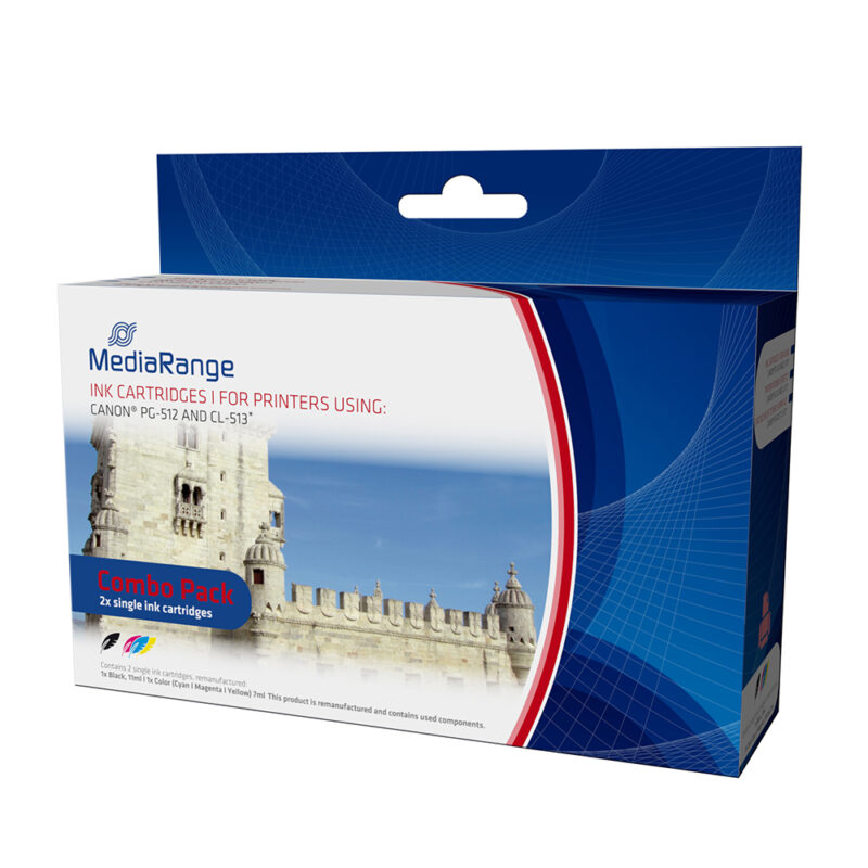 Inkjet MEDIARANGE Συμβατό για Εκτυπωτές Canon (Multipack) (PG-512