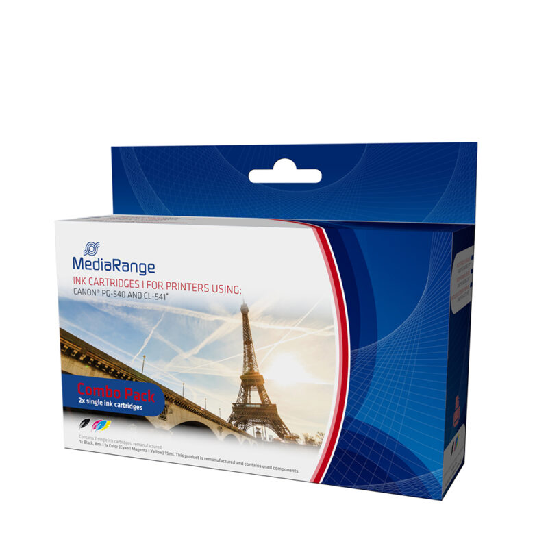 Inkjet MEDIARANGE Συμβατό για Εκτυπωτές Canon (Multipack) (PG-540/CL-541) (MRCP540C541)