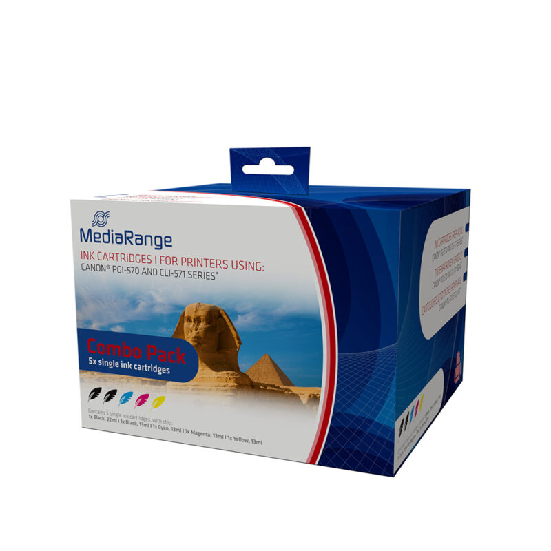 Inkjet MEDIARANGE Συμβατό για Εκτυπωτές Canon (Multipack) (PGI-570