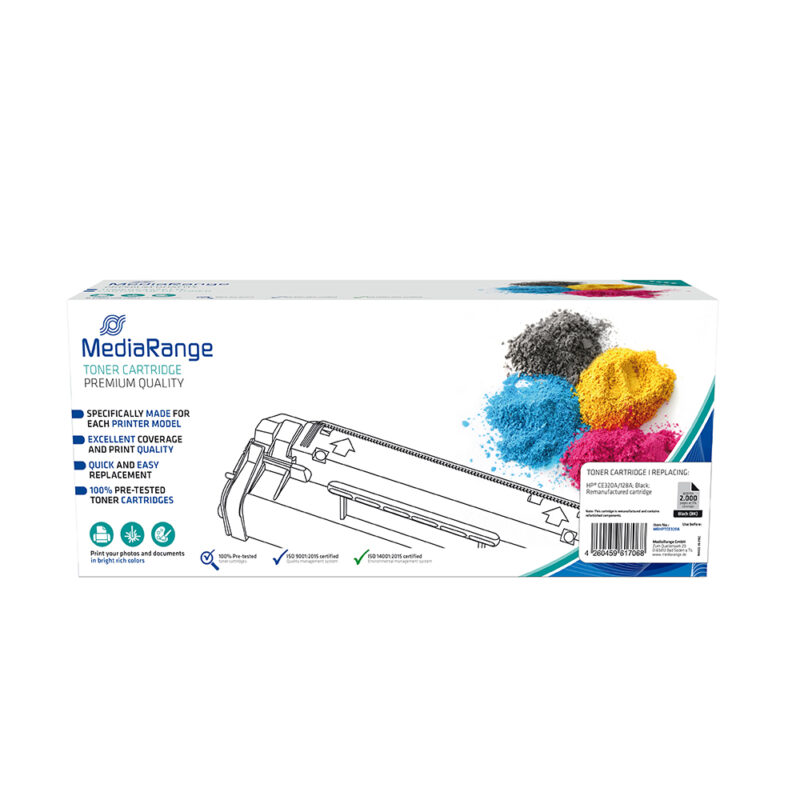 Toner MEDIARANGE Συμβατό για Εκτυπωτές HP (Black) (CE320A/128A) (MRHPTCE320A) Toner MEDIARANGE Συμβατό για Εκτυπωτές HP (Black) (CE320A/128A) (MRHPTCE320A)