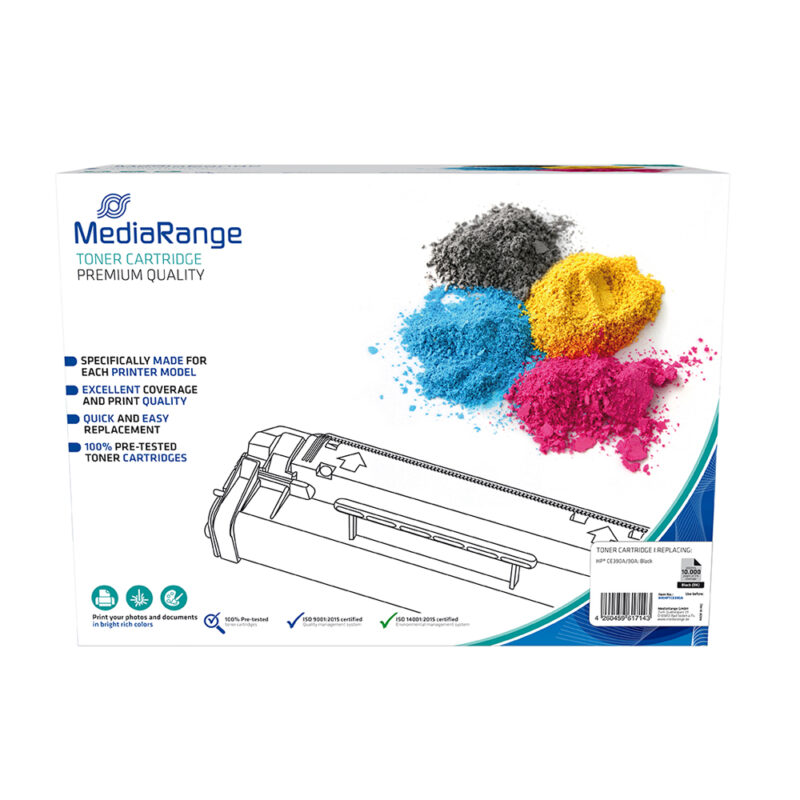 Toner MEDIARANGE Συμβατό για Εκτυπωτές HP (Black) (CE390A/90A) (MRHPTCE390A)