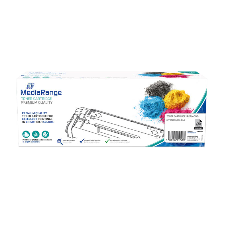 Toner MEDIARANGE Συμβατό για Εκτυπωτές HP (Black) (CF283X/83X) (MRHPTCF283X) Toner MEDIARANGE Συμβατό για Εκτυπωτές HP (Black) (CF283X/83X) (MRHPTCF283X)