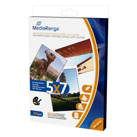 Φωτογραφικές Κάρτες MediaRange για Inkjet Εκτυπωτές High-Glossy 220g/m² 50 Φύλλα (MRINK114)