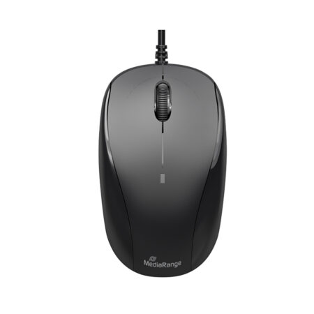 MediaRange Optical Mouse Corded 3-Button (Black