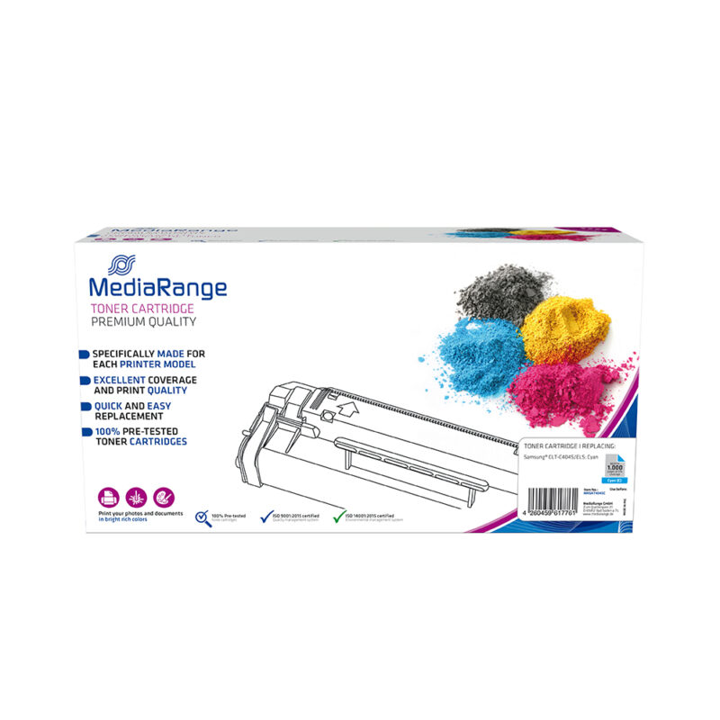 Toner MEDIARANGE Συμβατό για Εκτυπωτές Samsung (Cyan) (CLT-C404S) (MRSAT404SC) Toner MEDIARANGE Συμβατό για Εκτυπωτές Samsung (Cyan) (CLT-C404S) (MRSAT404SC)