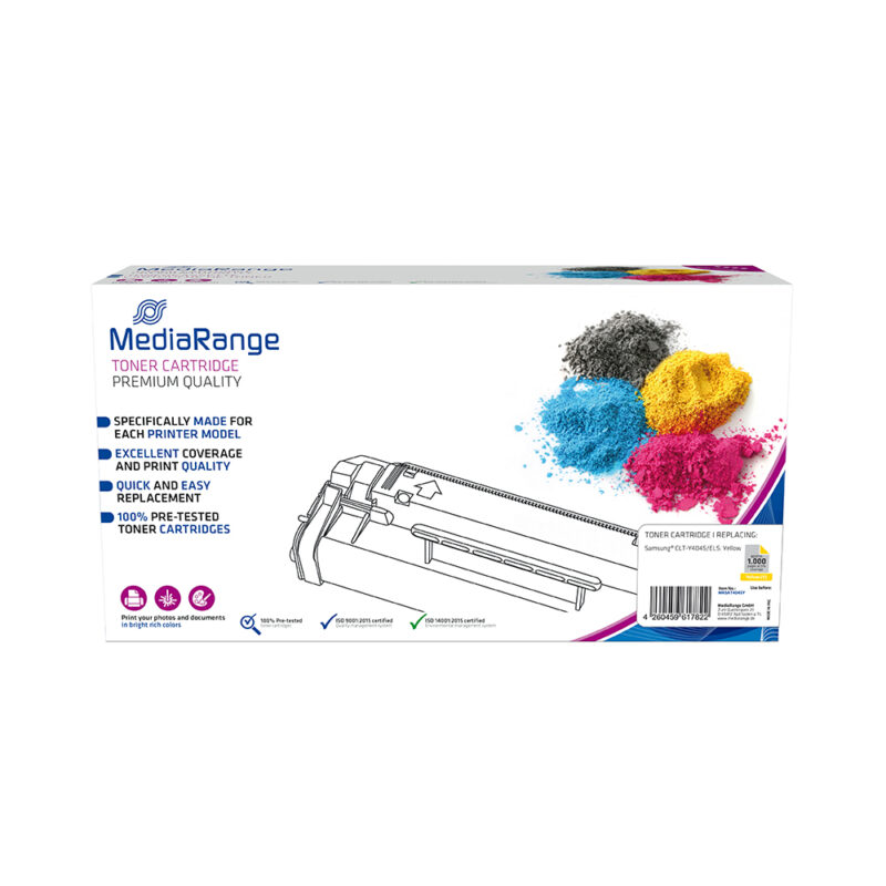 Toner MEDIARANGE Συμβατό για Εκτυπωτές Samsung (Yellow) (CLT-Y404S) (MRSAT404SY)