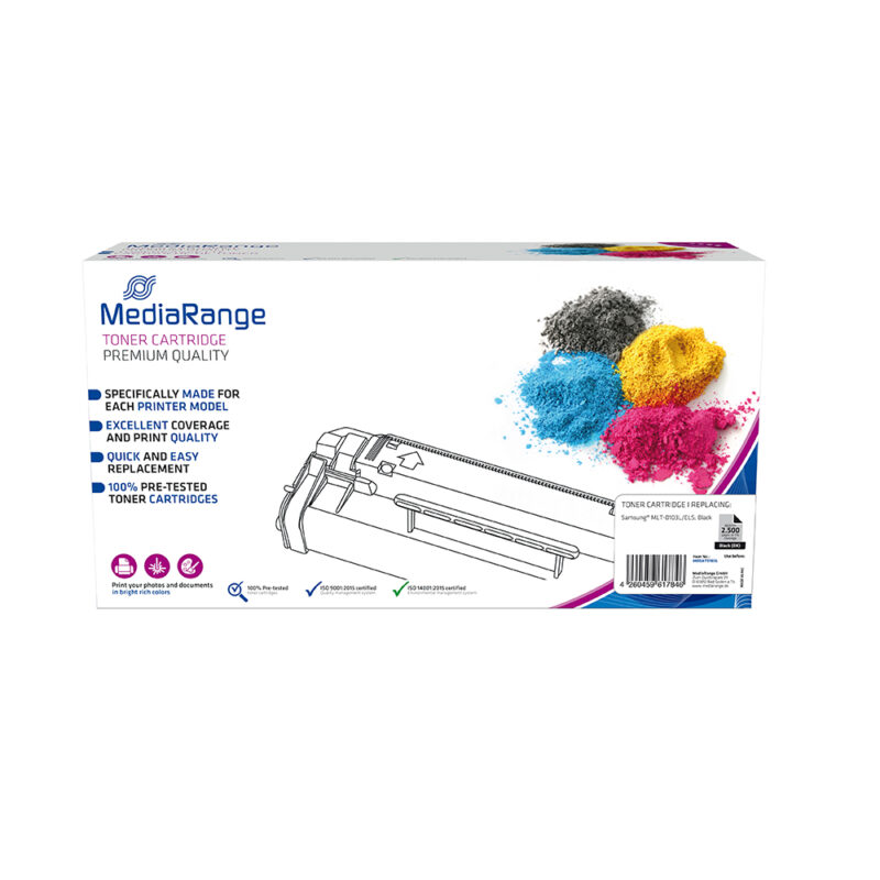 Toner MEDIARANGE Συμβατό για Εκτυπωτές Samsung (Black) (MLT-D103L) (MRSATD103L) Toner MEDIARANGE Συμβατό για Εκτυπωτές Samsung (Black) (MLT-D103L) (MRSATD103L)