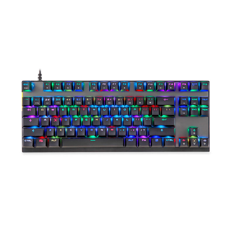Motospeed CK82/K82 Black Wired Mechanical Keyboard RGB Red Switch GR Layout