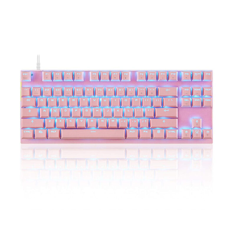 Motospeed CK82/K82 Pink Wired Mechanical Keyboard RGB Red Switch GR Layout