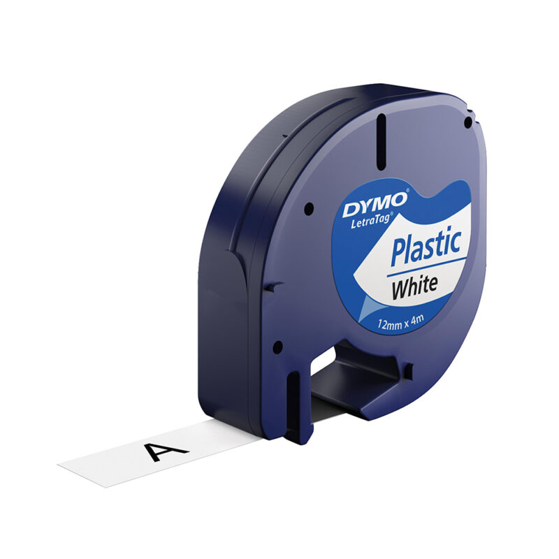 Ταινία Ετικετογράφου Dymo Letratag Plastic tape white 12mm x 4m 91221 (S0721660) Ταινία Ετικετογράφου Dymo Letratag Plastic tape white 12mm x 4m 91221 (S0721660)