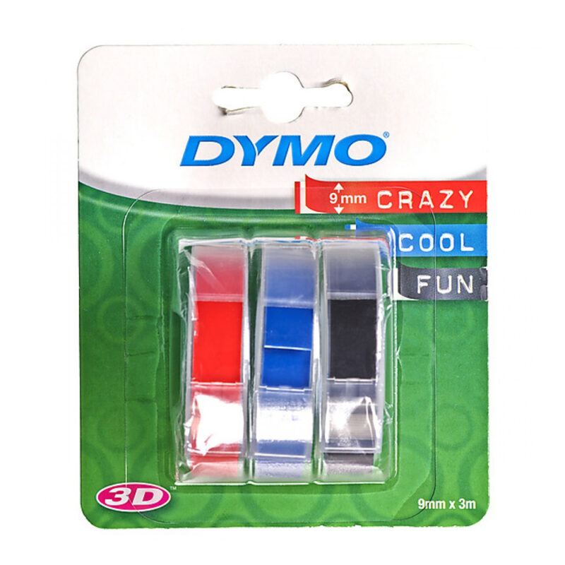 Ταινία Ετικετογράφου DYMO S0847750 Embossing Pack (3 Tapes) - 9mm (Blue/Black/Red) (S0847750) (DYMOS0847750) Ταινία Ετικετογράφου DYMO S0847750 Embossing Pack (3 Tapes) - 9mm (Blue/Black/Red) (S0847750) (DYMOS0847750)