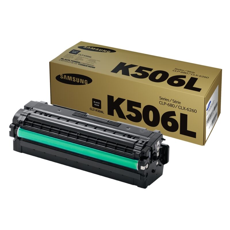 Samsung CLT-K506L High Yield Black Toner Cartridge (SU171A) (HPCLTK506L) Samsung CLT-K506L High Yield Black Toner Cartridge (SU171A) (HPCLTK506L)