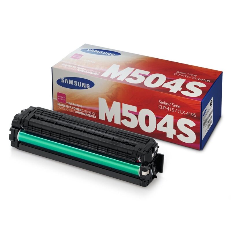 Samsung CLT-M504S Magenta Toner Crtg (SU292A) (HPCLTM504S) Samsung CLT-M504S Magenta Toner Crtg (SU292A) (HPCLTM504S)