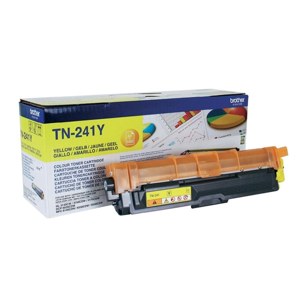 Toner Brother TN-241Y Yellow (TN-241Y) (BRO-TN-241Y) Toner Brother TN-241Y Yellow (TN-241Y) (BRO-TN-241Y)