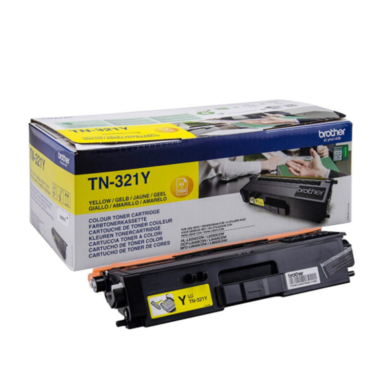 Toner Brother TN-321Y Yellow (TN-321Y) (BRO-TN-321Y) Toner Brother TN-321Y Yellow (TN-321Y) (BRO-TN-321Y)
