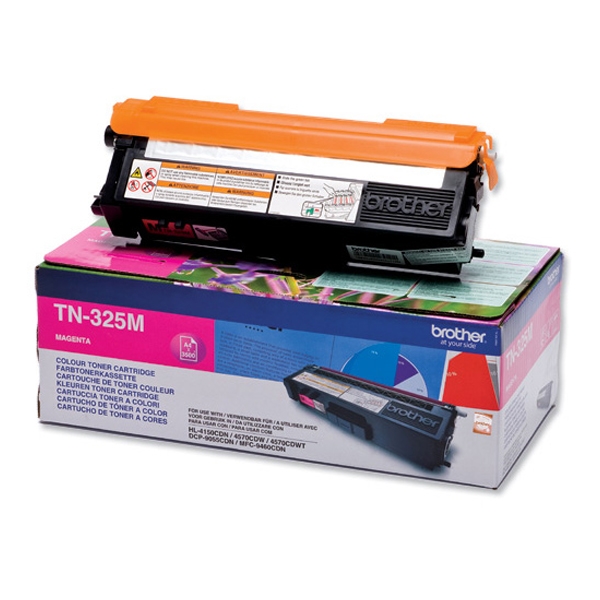 Toner Brother TN-325M HC Magenta (TN-325M) (BRO-TN-325M) Toner Brother TN-325M HC Magenta (TN-325M) (BRO-TN-325M)