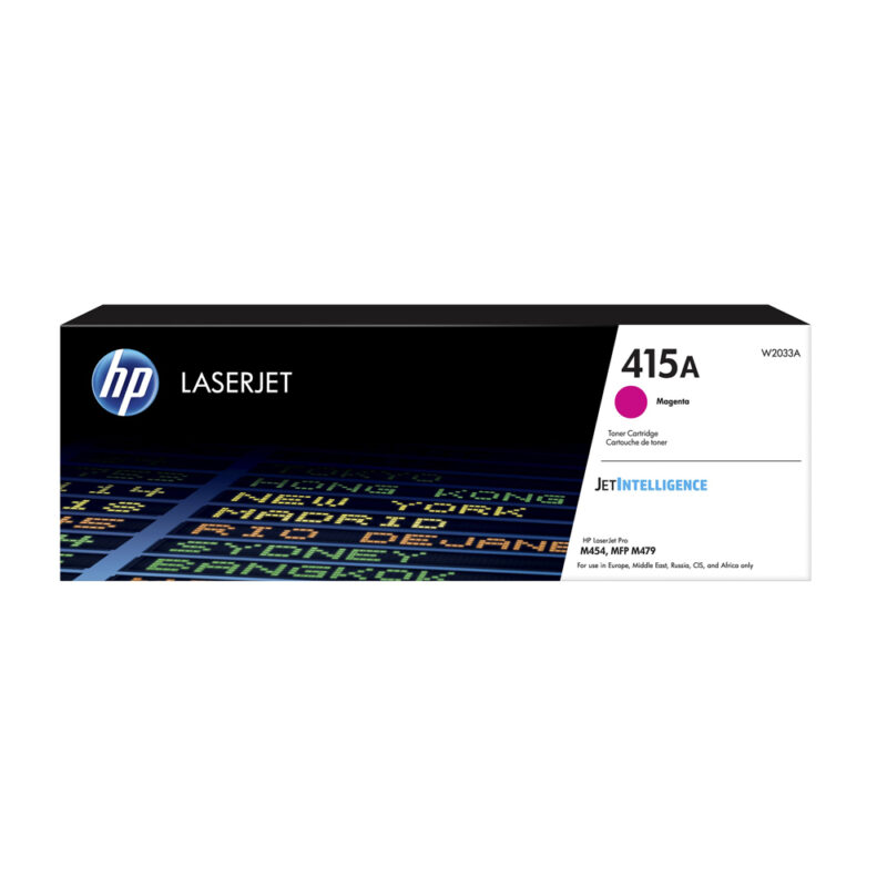 HP 415A Magenta LaserJet Toner Cartridge (2.1k) (W2033A) (HPW2033A) HP 415A Magenta LaserJet Toner Cartridge (2.1k) (W2033A) (HPW2033A)