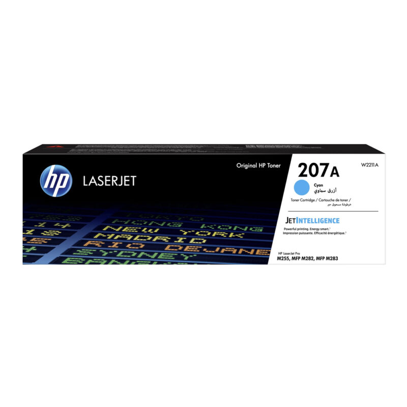 HP 207A Cyan LaserJet Toner Cartridge (1.25k) (W2211A) (HPW2211A) HP 207A Cyan LaserJet Toner Cartridge (1.25k) (W2211A) (HPW2211A)