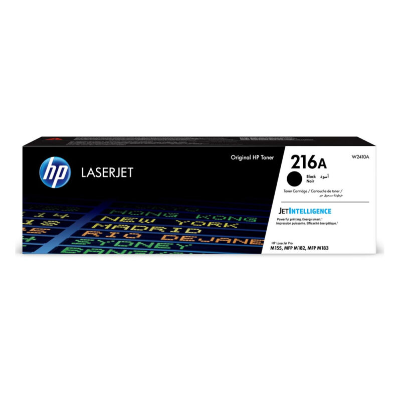 HP 216A Black LaserJet Toner Cartridge (1.05k) (W2410A) (HPW2410A) HP 216A Black LaserJet Toner Cartridge (1.05k) (W2410A) (HPW2410A)