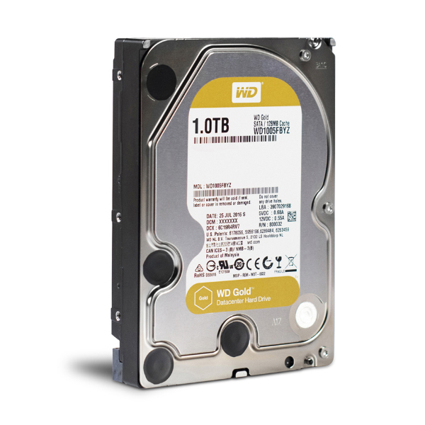 Western Digital Εσωτερικός Σκληρός Δίσκος 1TB (Gold 3.5") (WD1005FBYZ) Western Digital Εσωτερικός Σκληρός Δίσκος 1TB (Gold 3.5") (WD1005FBYZ)