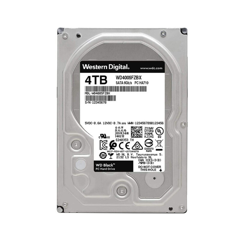 Western Digital Εσωτερικός Σκληρός Δίσκος 4TB (Black Western Digital Εσωτερικός Σκληρός Δίσκος 4TB (Black