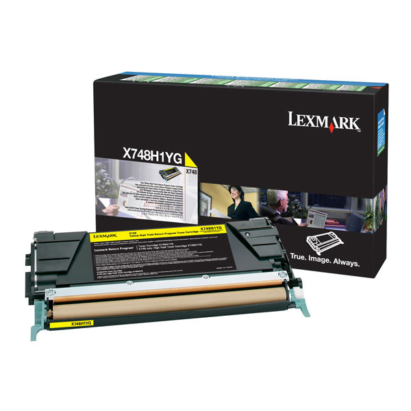 Toner Lexmark X748H1YG HC Yellow (X748H1YG) (LEXX748H1YG) Toner Lexmark X748H1YG HC Yellow (X748H1YG) (LEXX748H1YG)