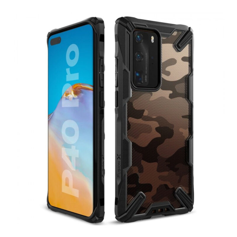 RINGKE FUSION X HUAWEI P40 PRO CAMO BLACK (XDSG0032)