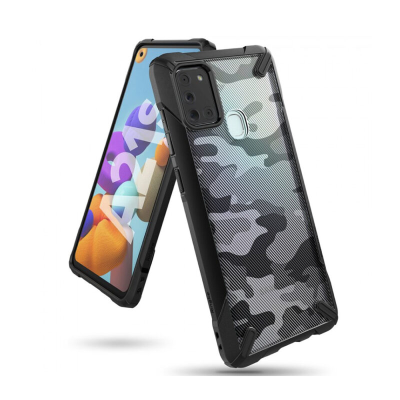 Ringke Fusion X Galaxy A21s Camo Black (XDSG0034) (RINXDSG0034)