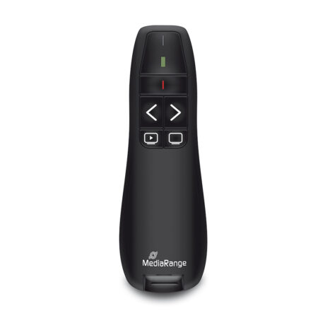 MediaRange 5-button wireless presenter with red laser pointer