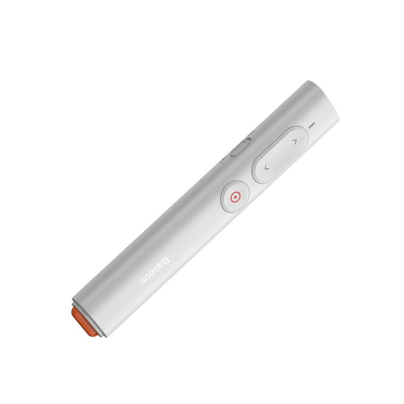 Baseus Τηλεχειριστήριο Παρουσιάσεων Ασύρματο με Laser White (ACFYB-A02) (BASACFYBA02) Baseus Τηλεχειριστήριο Παρουσιάσεων Ασύρματο με Laser White (ACFYB-A02) (BASACFYBA02)